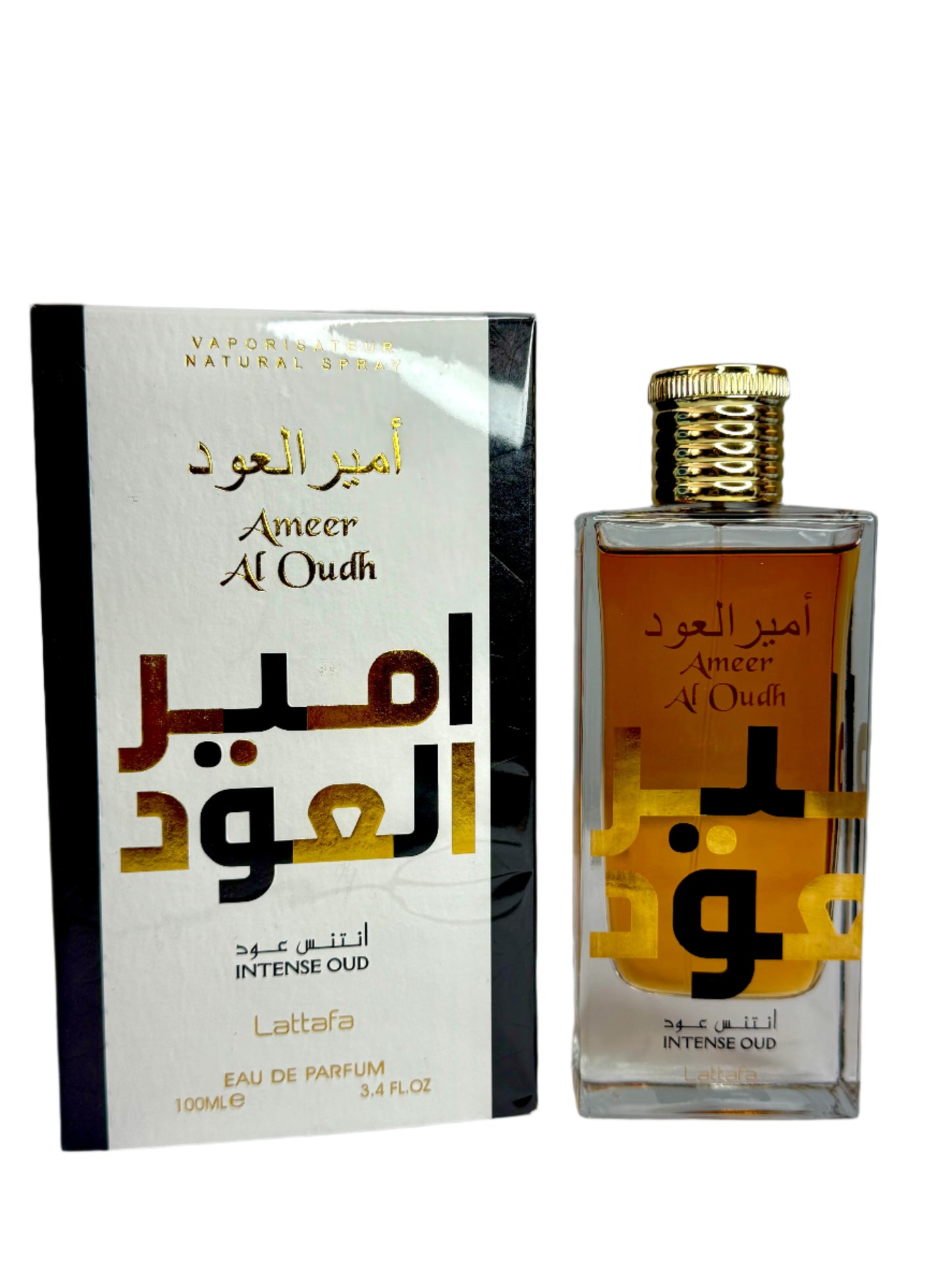 Ameer Al Oud Intense Oud Eau de Parfum Spray 100ml (3.4 OZ) by Lattafa