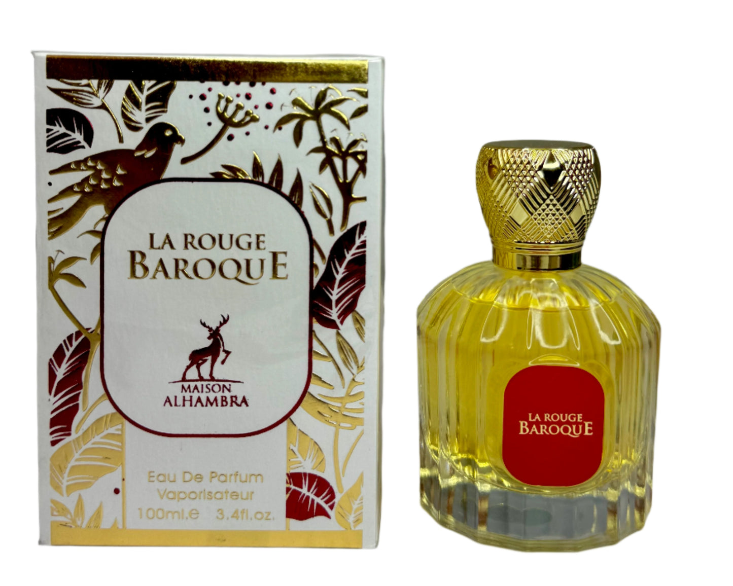 La Rouge Baroque Eau de Parfum Spray 100ml (3.4 OZ) by Maison Alhambra