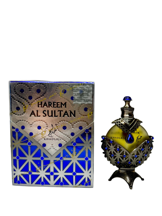 Hareem Al Sultan Antique Blue Perfume Oil – 35ml (1.18 oz) by Khadlaj